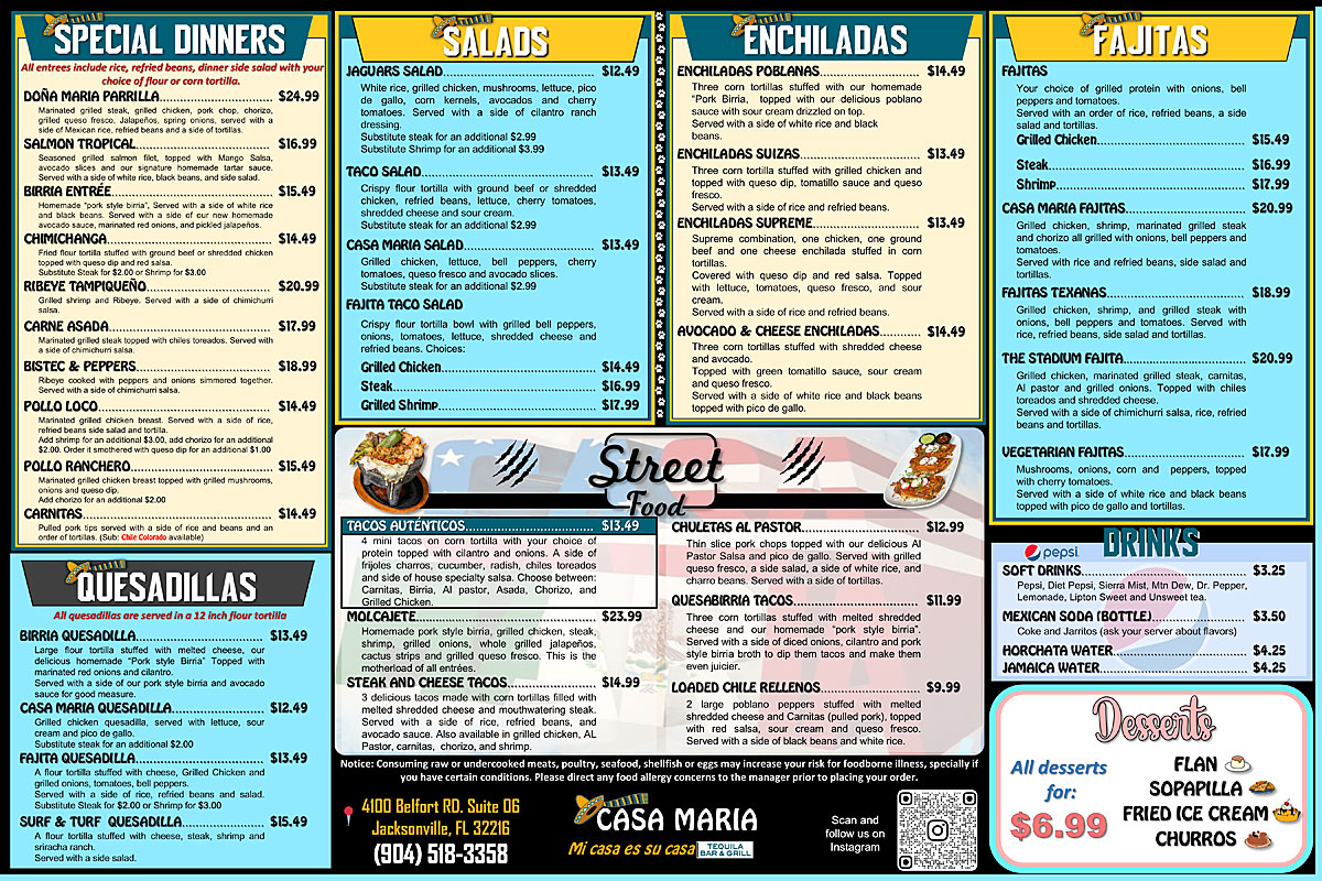 Casa Maria Tequila Bar & Grill